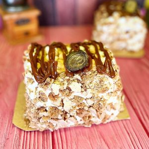 Torta Helada Lucuma|Manjar|Vegana|Sin gluten