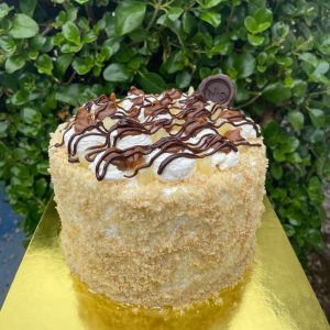 Torta Piña dulce de leche vegano